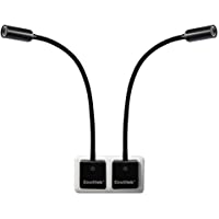 Los mejores  - Lamparas Aplique de Lectura de Foco LED Regulable Tactil con Enchufe para Mesita de Noche Dormitorio 3W 280Lm Luz Fria…